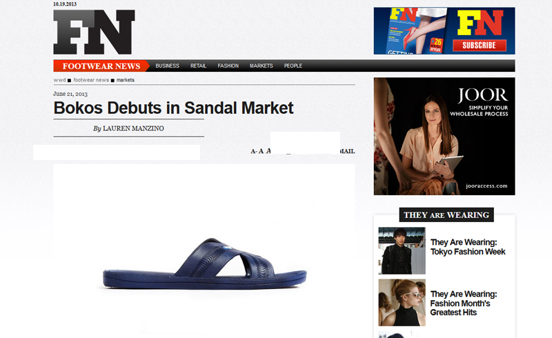 Footwear News - Bokos Sandals